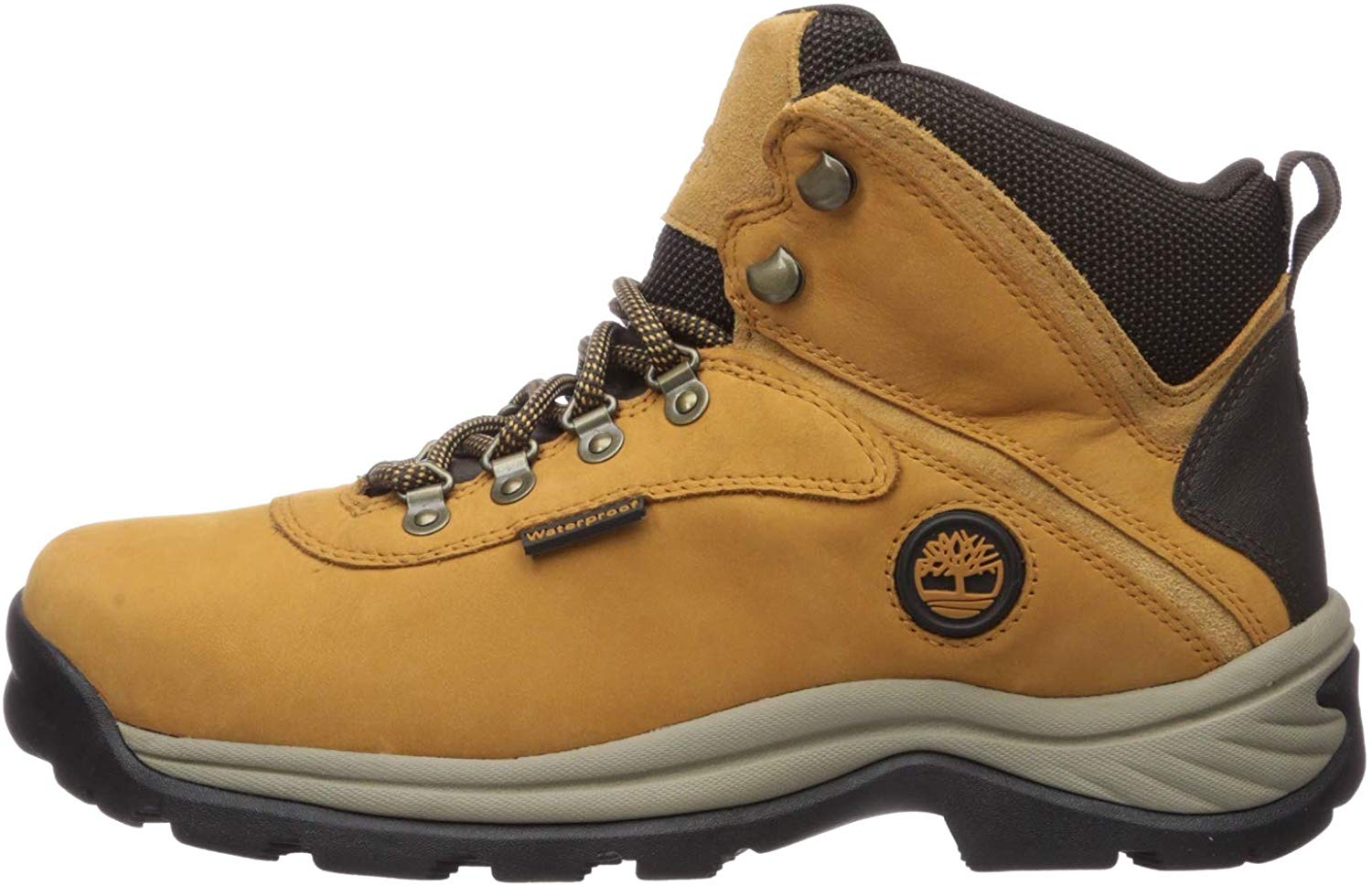timberland men's white ledge mid waterproof ankle boot
