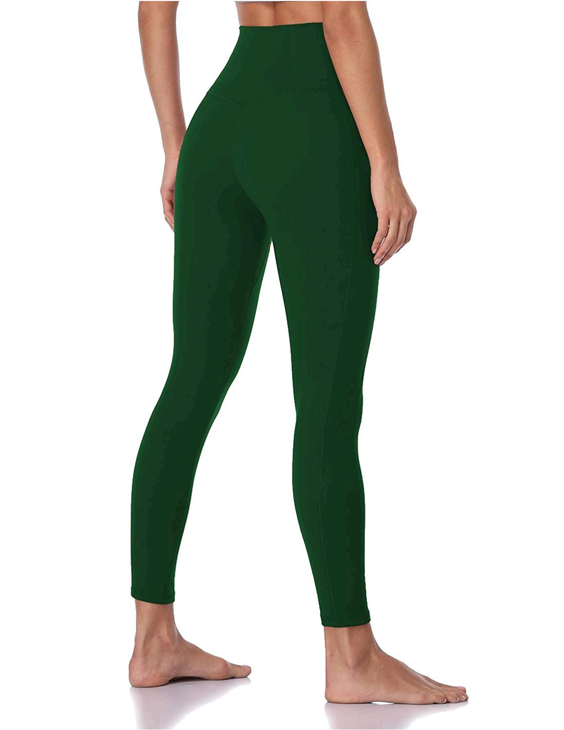 forest green yoga pants