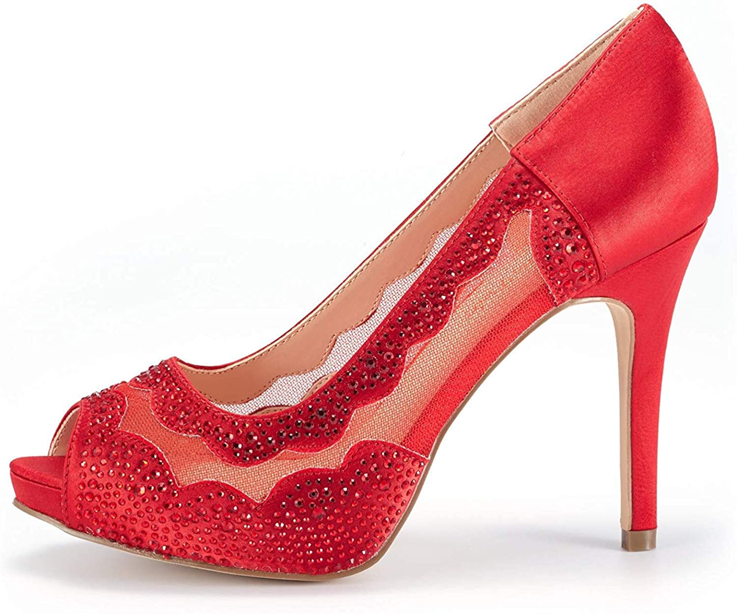 ladies dress shoes with red soles