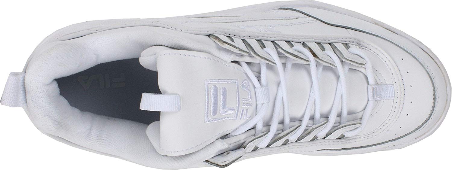 fila disruptor men's white