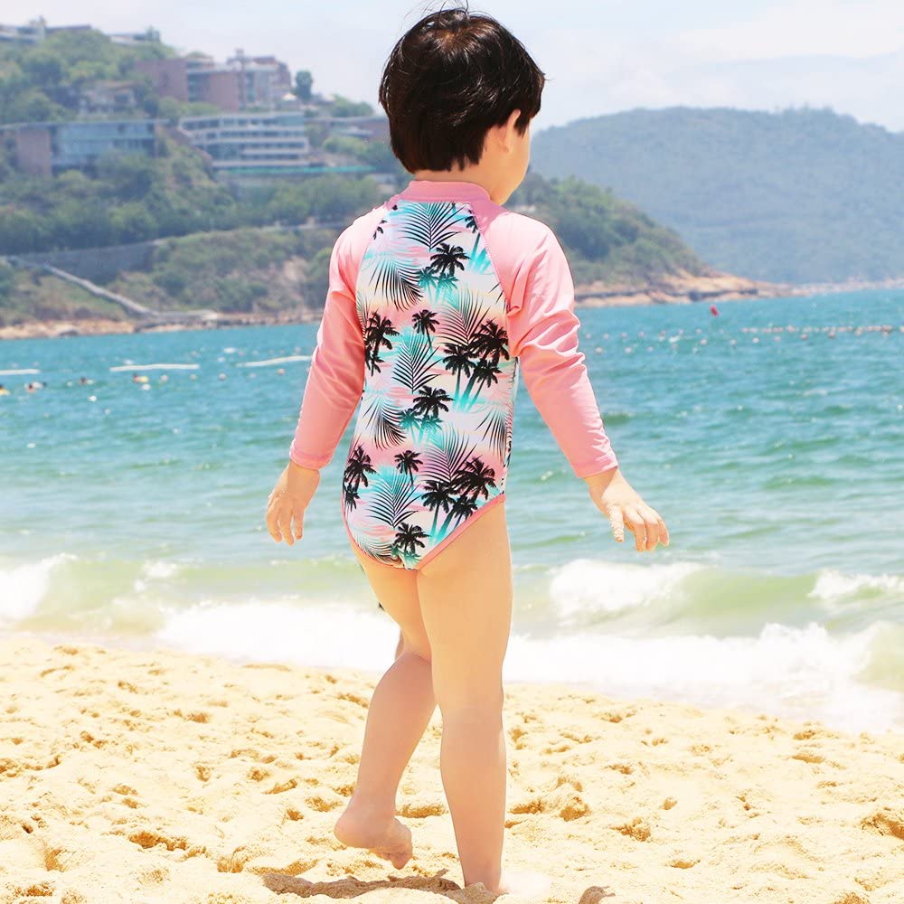 Swim Rash Guard Shirts Long Sleeve One Piece Swimwear Zip Tfjh E Kids Girls Rashguard Swimsuit Uv 50 Drindustriesindia Com