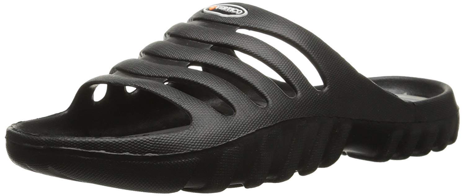 Vertico Men's Shower and Pool Slide On Sandal, Black and Gray, Black, Size 10.0 | eBay