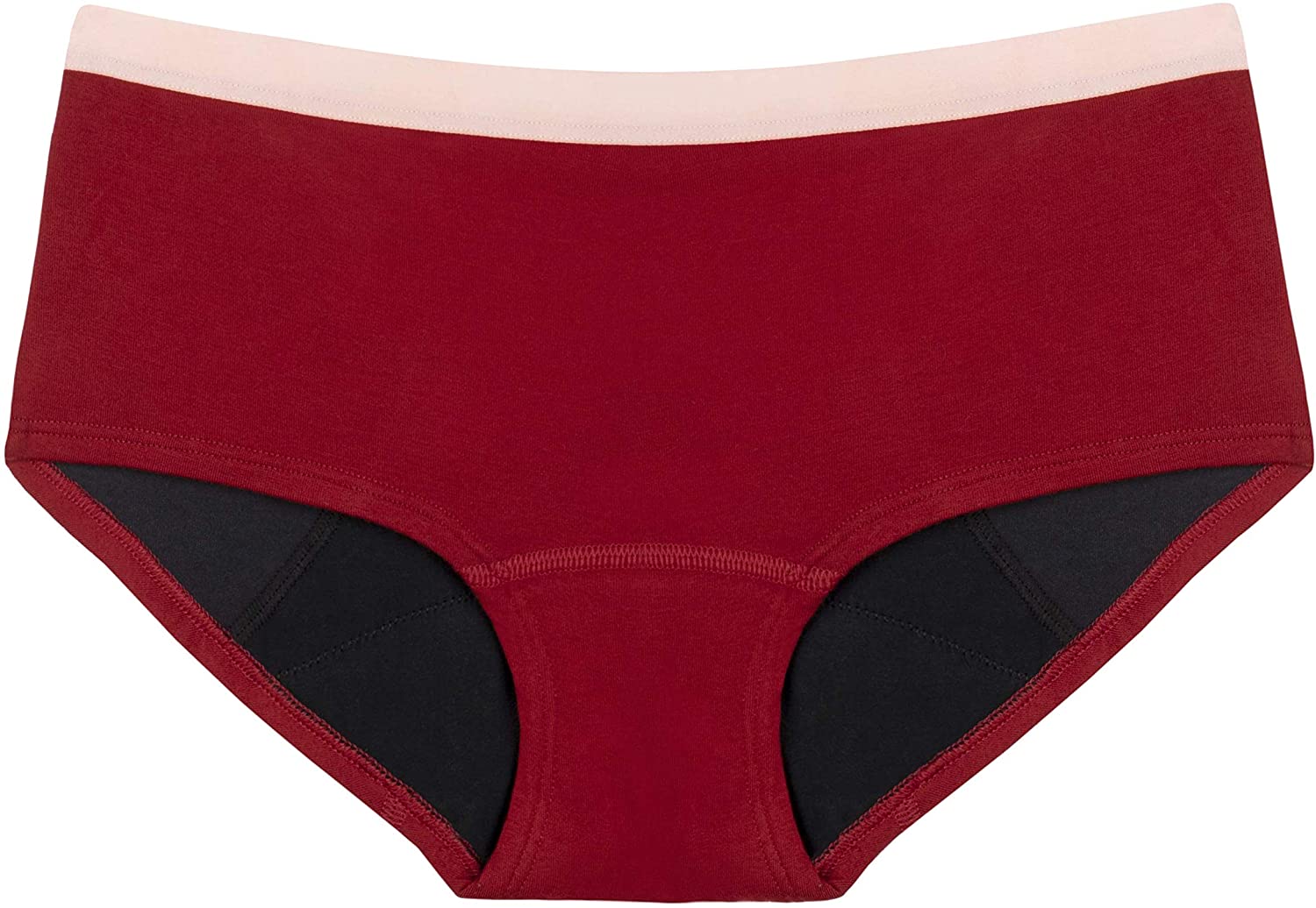THINX BTWN Teen Period Underwear Shorty Panties, Red, Size 9.0 9sWh