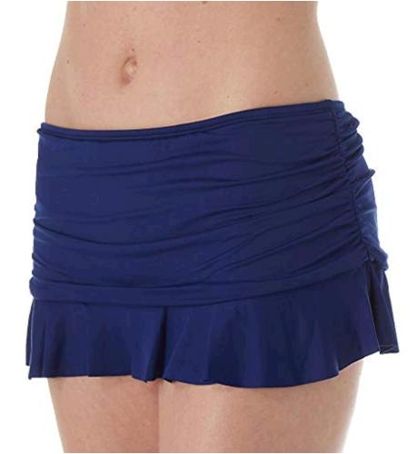 La Blanca Women's Island Goddess Skirted Ruffle Hipster, Midnight, Size 12.0 195 | eBay