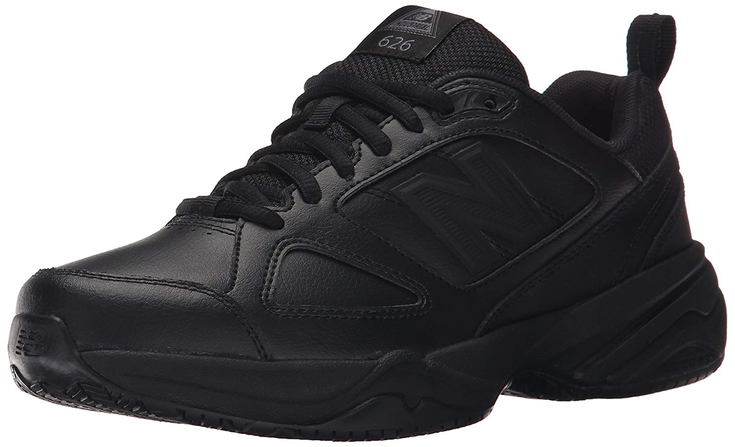 New Balance Womens training entra 626 Leather Low Top Lace Up, Black ...