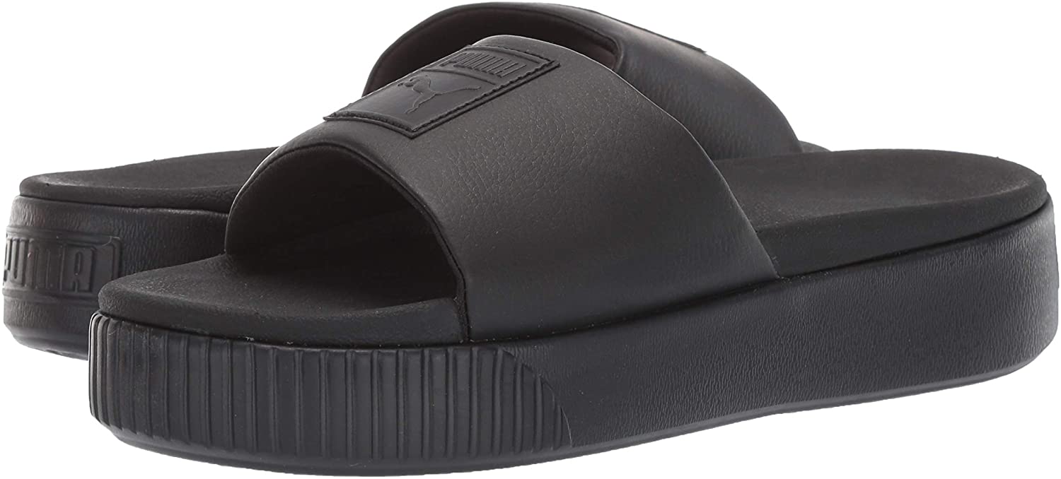 PUMA Womens Platform Slide Casual Sandals Shoes,, Black, Size 6.5 zfFO 192339876569 | eBay