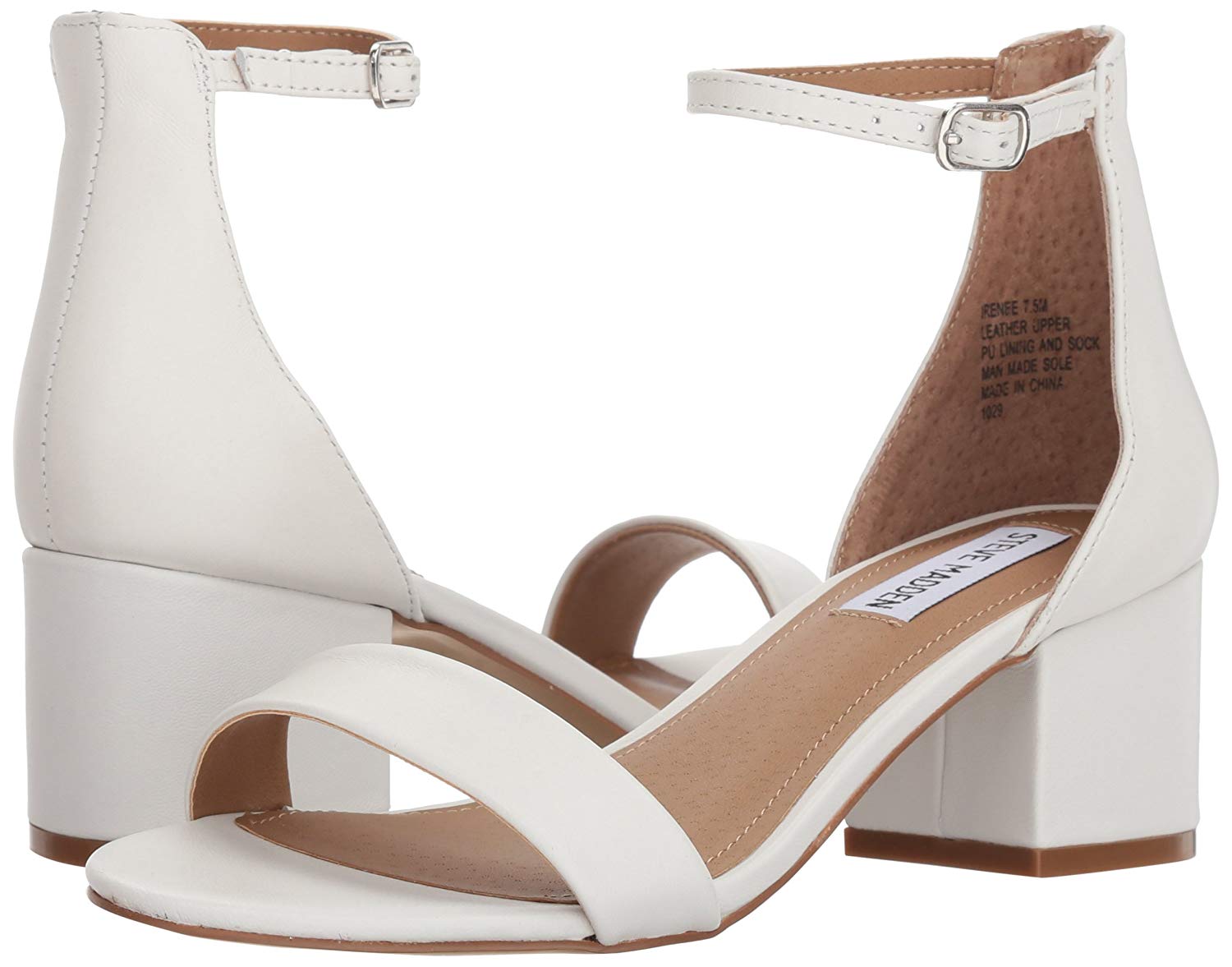 steve madden irenee white leather