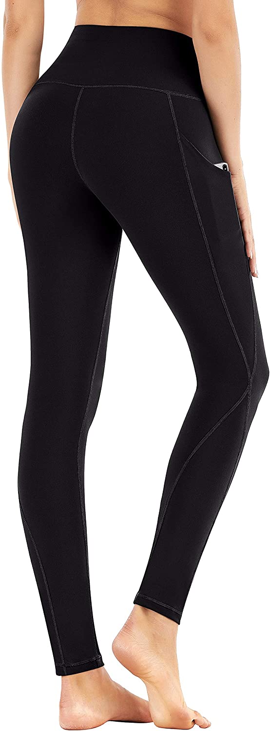 High Waisted Black Leggings With Pockets