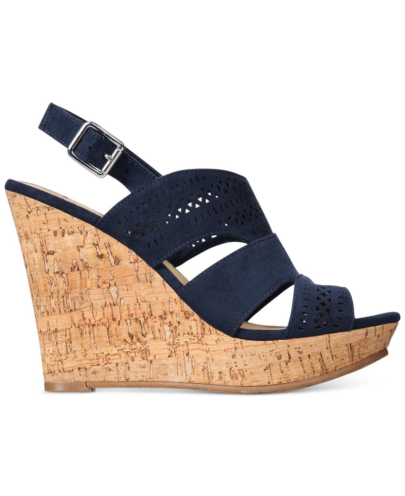 American Rag Womens Amirranda Peep Toe Casual Platform Sandals Navy Size 70 American Rag Womens Amirranda Peep Toe Casual Platform Sandals Navy Size 70
