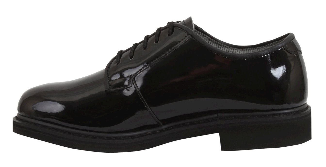 high gloss black dress shoes