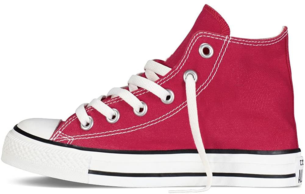 Kids Converse Girls Chuck Taylor All Star Canvas Hight Top Lace, Red ...