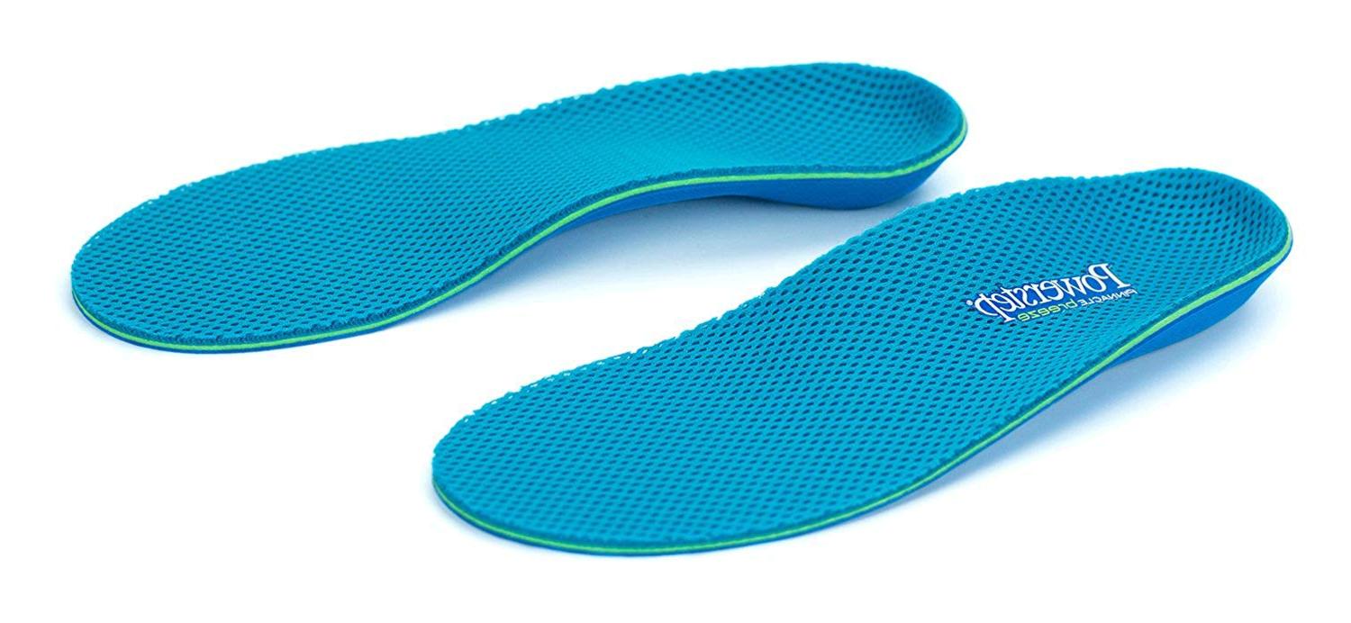 Powerstep Unisex- adult Pinnacle Breeze Shoe Insoles -, Blue, Size 11.0 ...