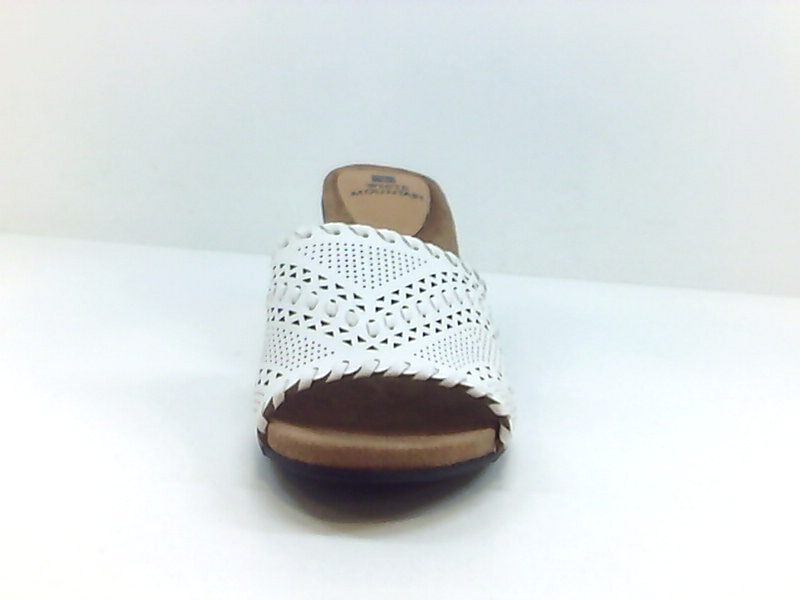 White Mountain Women's Shoes Heeled Sandals, White, Size 7.0 | eBay