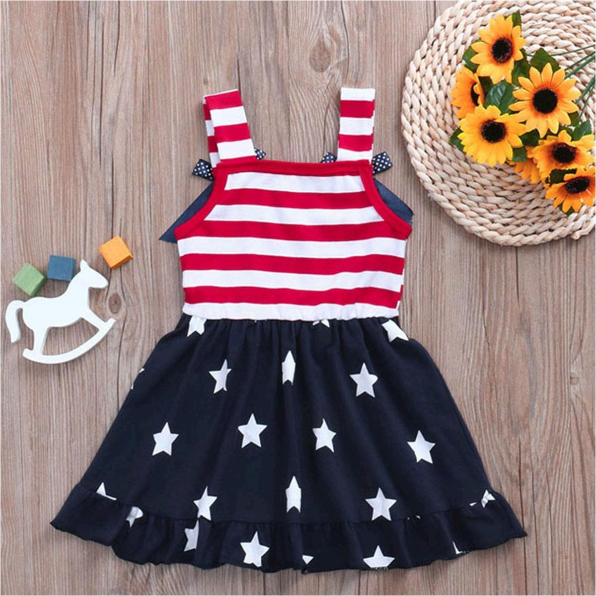 LYSMuch Toddler Kids Baby Girls 4th of July Outfit ...