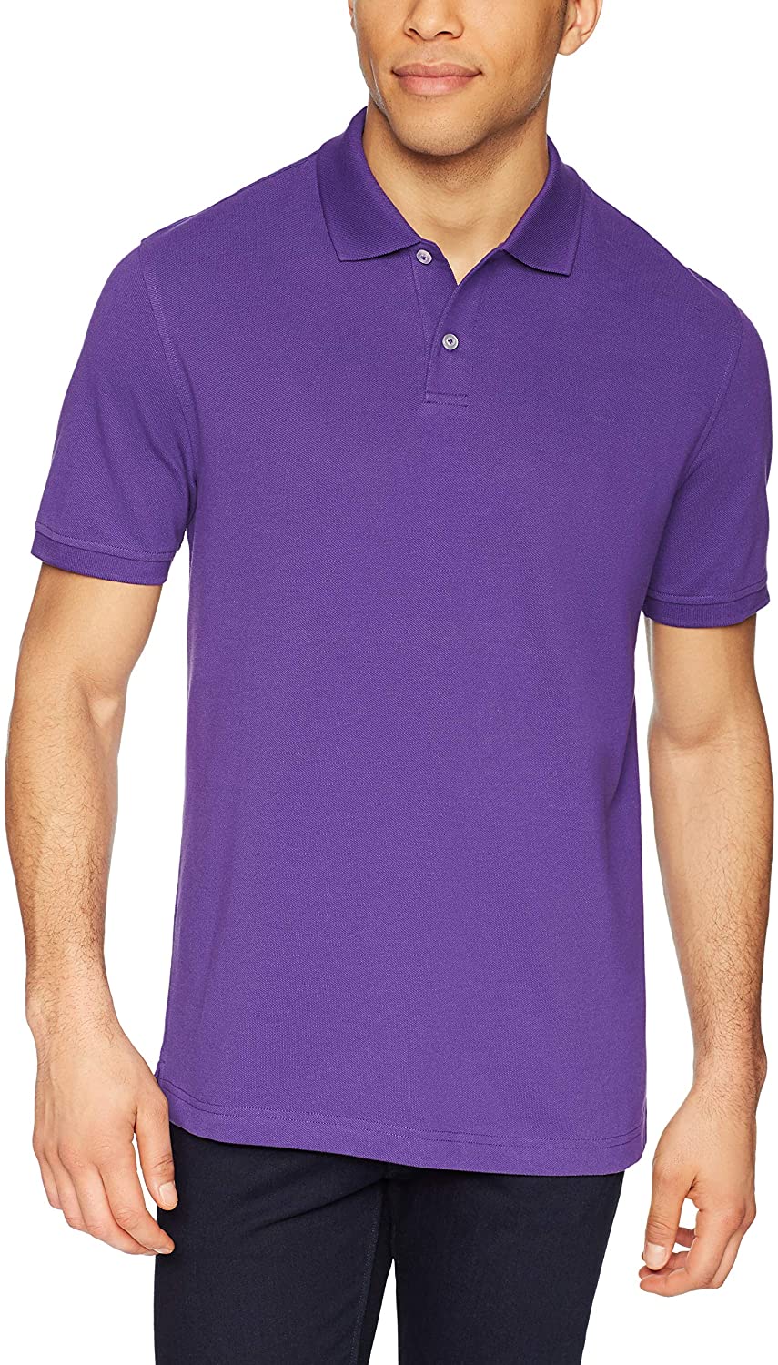 Essentials Men's Slim-fit Cotton Pique Polo Shirt