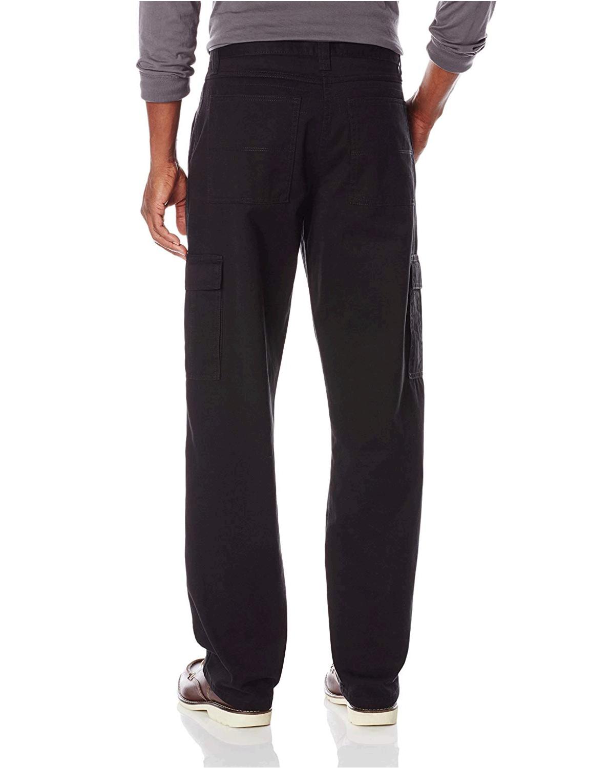 black cargo pants with straps