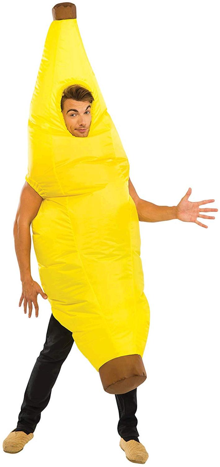 Rubie's Men's Inflatable Banana Costume, Yellow, Standard, Yellow, Size ...