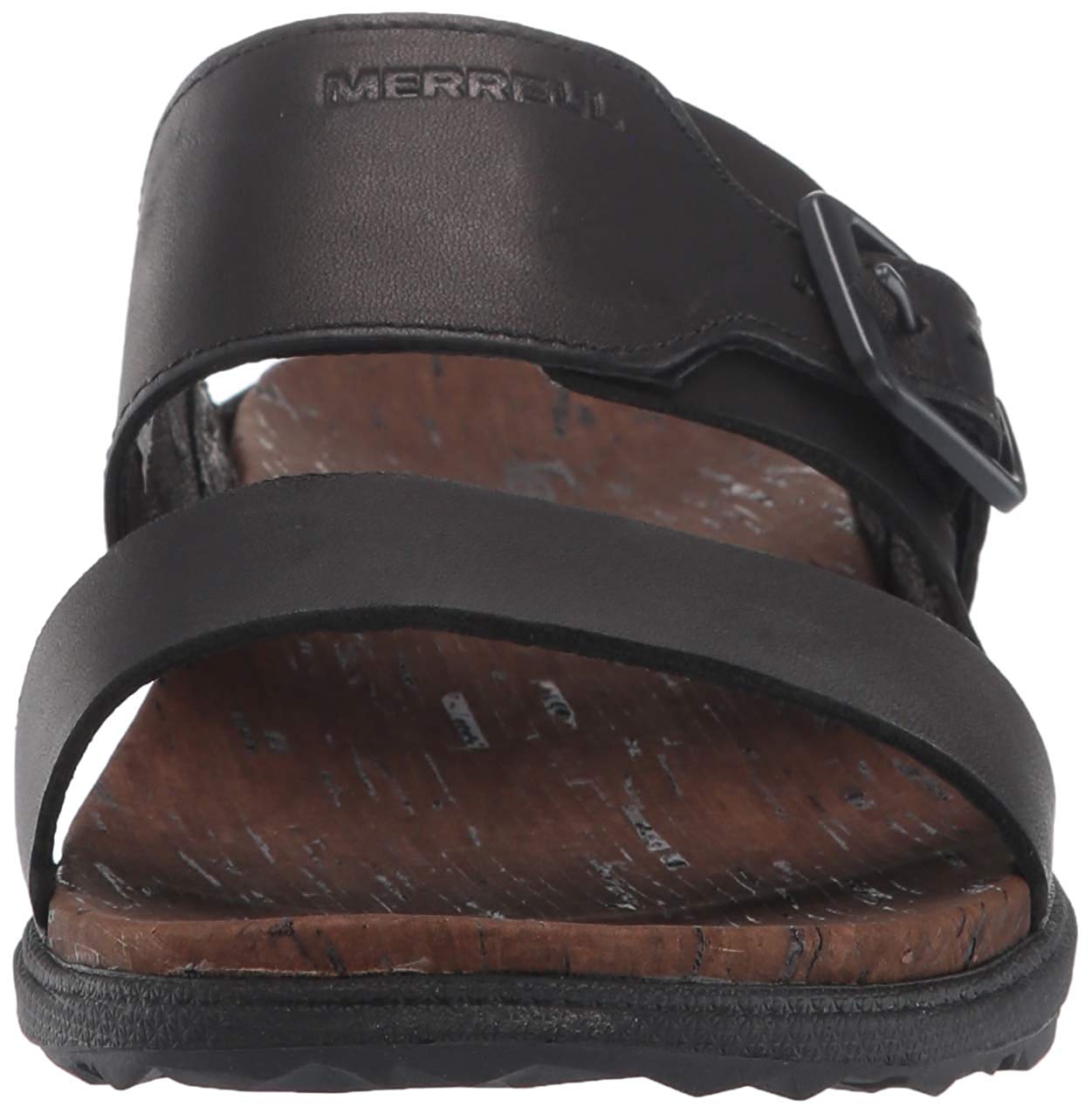 Merrell Women's Around Town Luxe Buckle Slide Slipper, Black, Size 10.0 ...