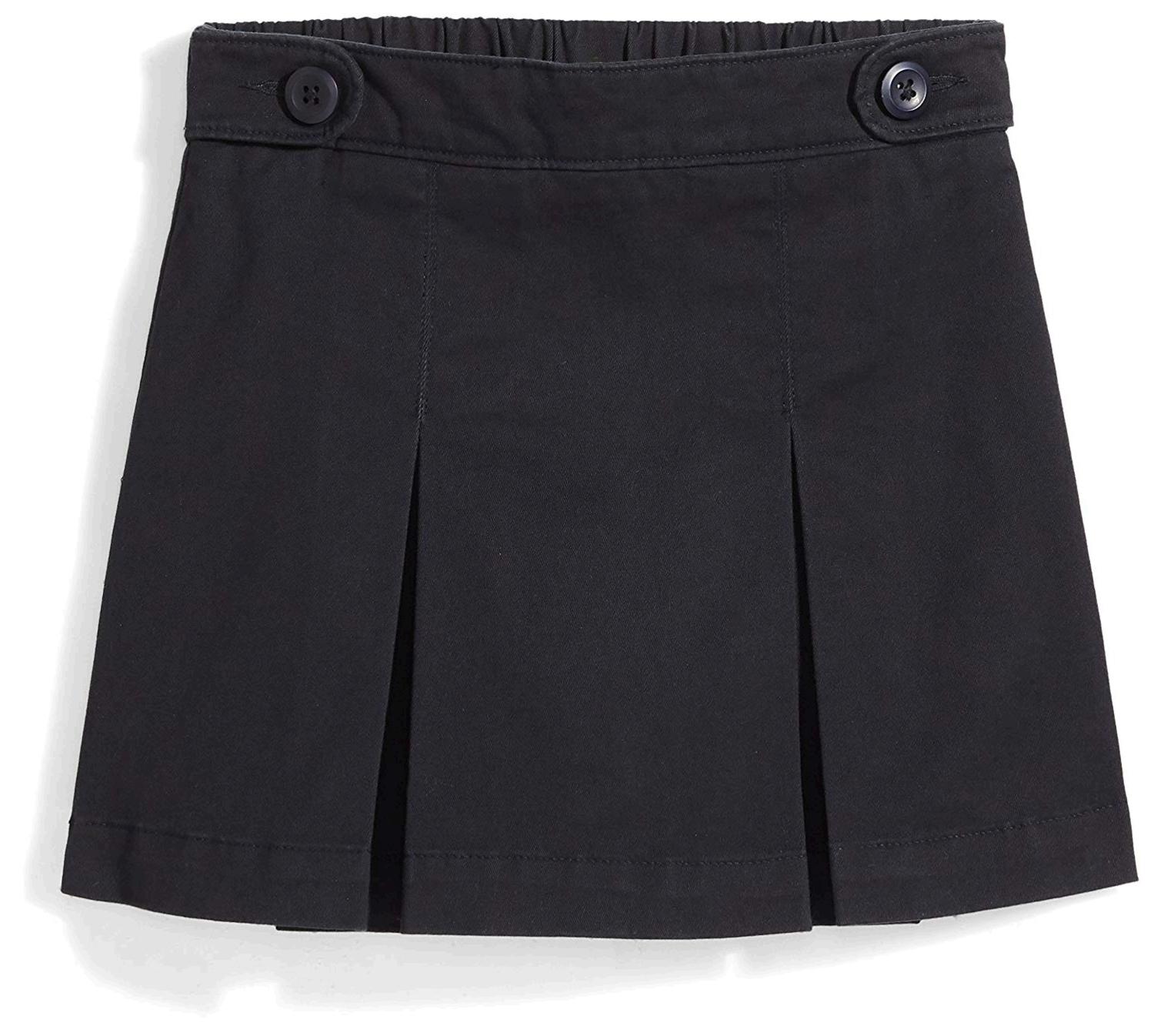 Essentials Little Girls' Uniform Skort, Black, Black Beauty, Size Small O eBay