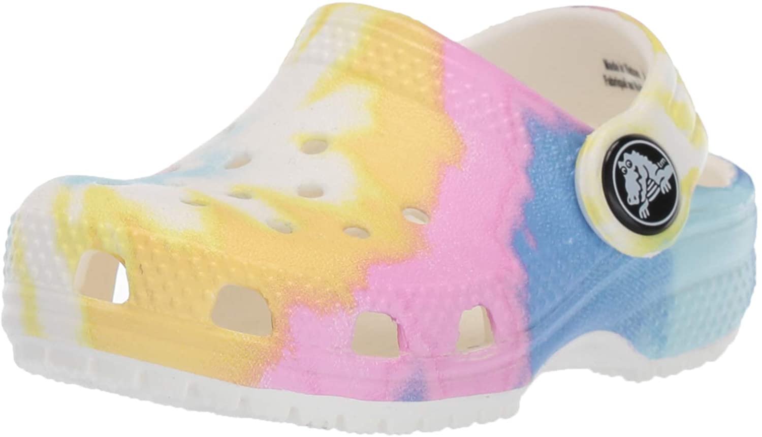 tie dye pastel crocs