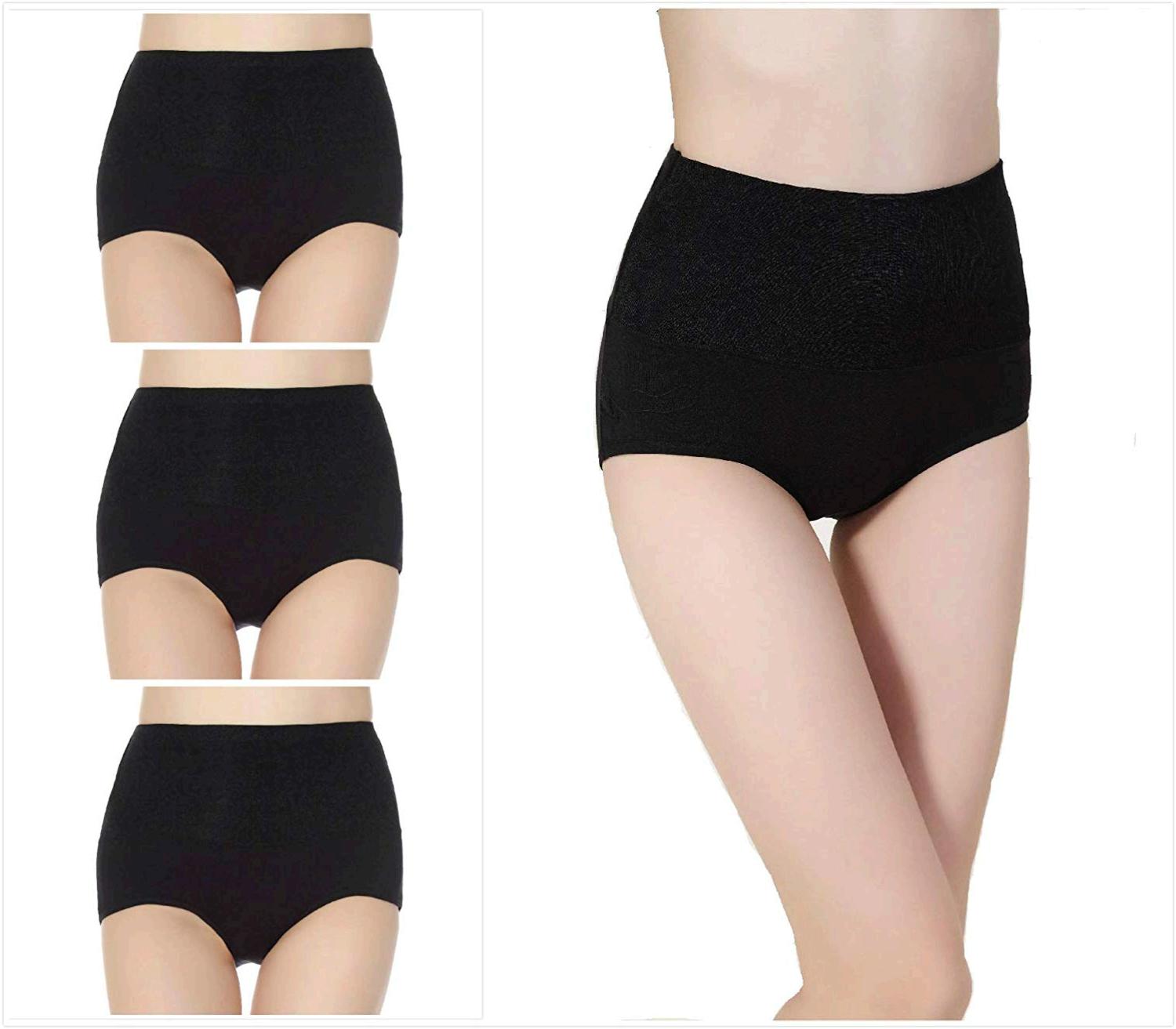 3Pack High Waist Tummy Control Panties For Women