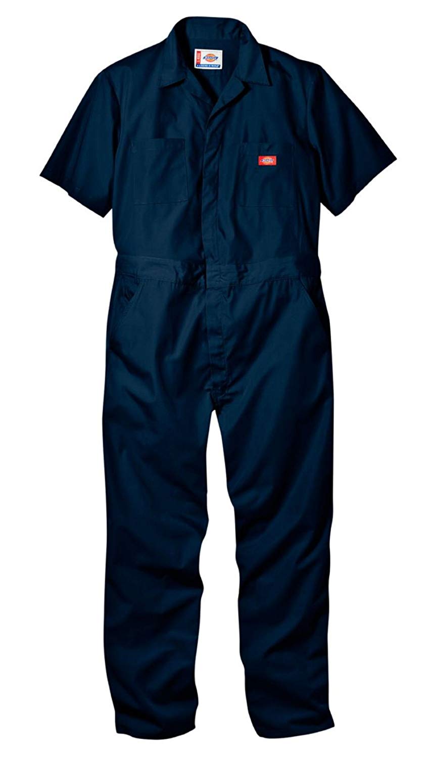 Dickies Men's Short Sleeve Coverall, Dark Navy,, Dark Navy, Size Large ...