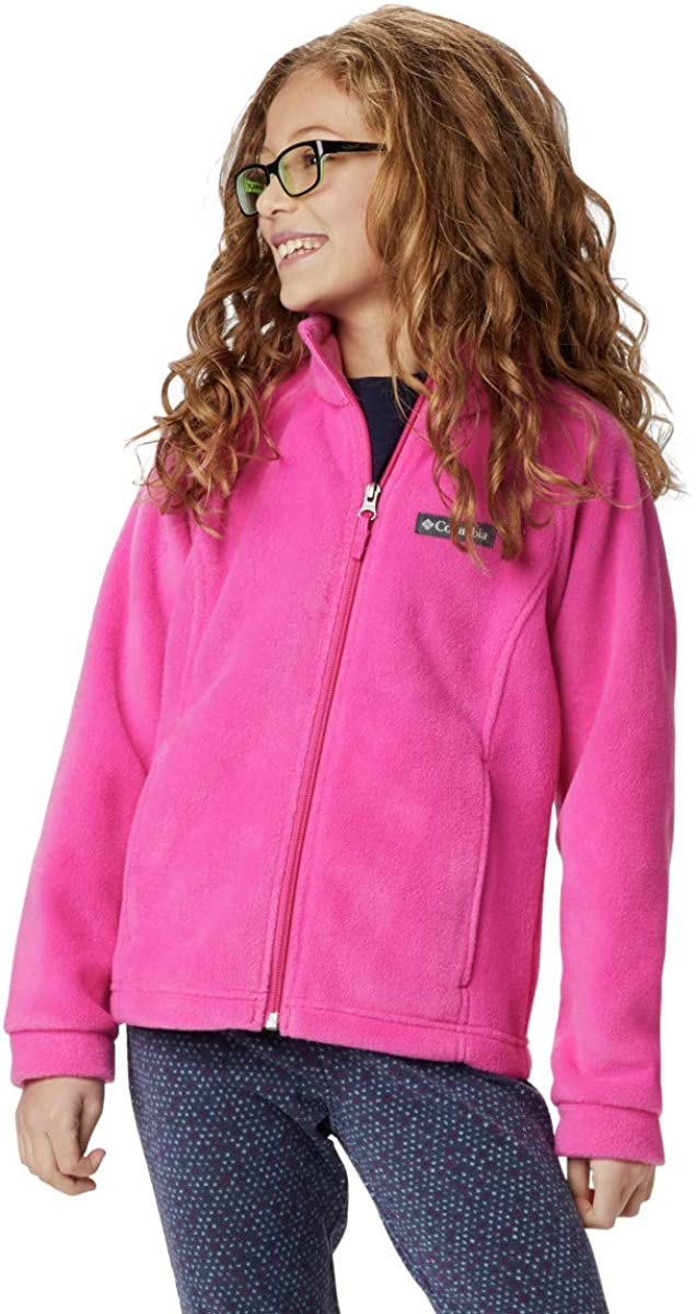 Columbia Baby Girls' Benton Springs Fleece Jacket, Pink Ice, Size Large ...