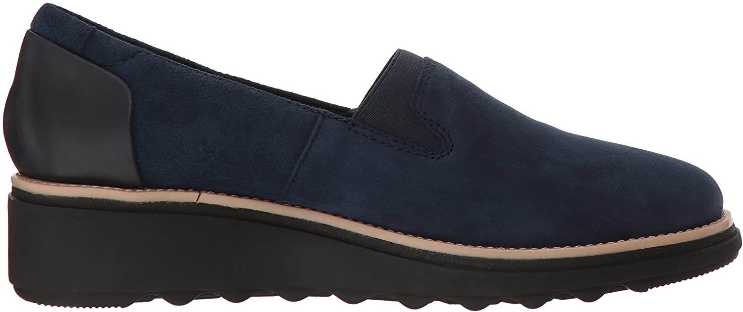 CLARKS Women's Sharon Dolly Loafer, Navy Suede, Size 6.0 I5Et | eBay