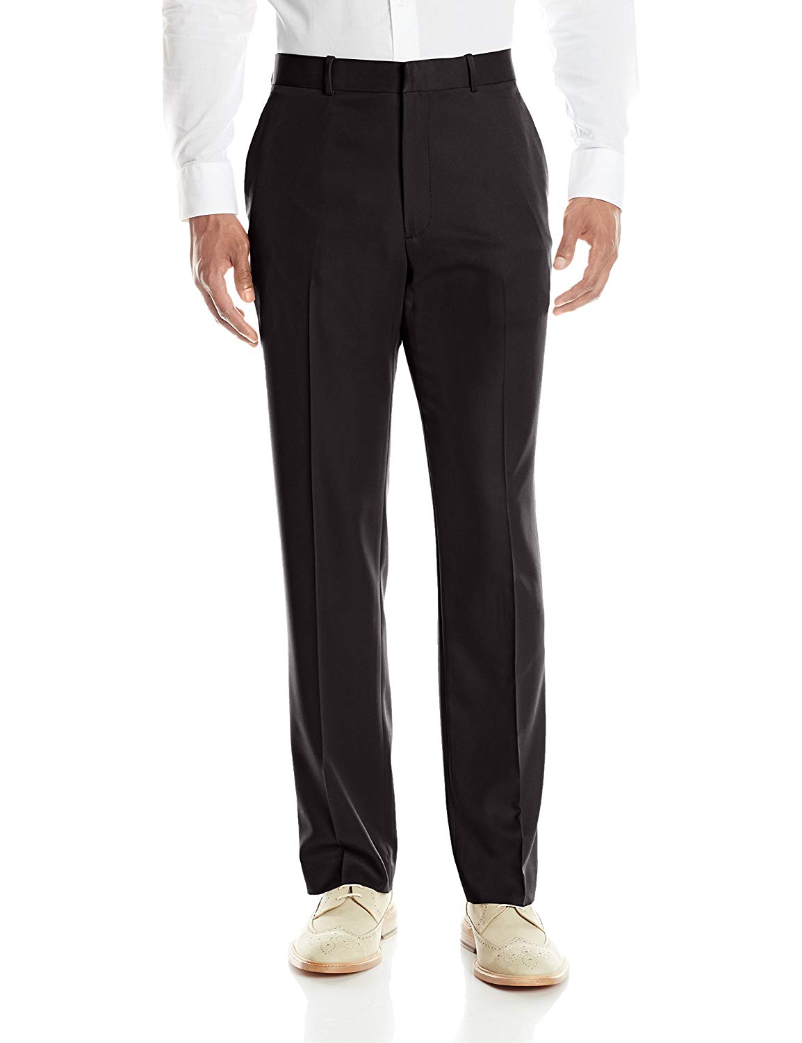 Perry Ellis Men's Portfolio Modern Fit Performance Pant,, Black, Size ...