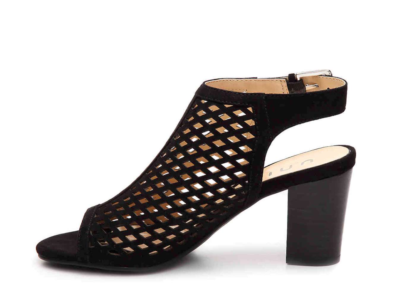 Unisa Womens gaila Open Toe Casual Ankle Strap Sandals Black fabric Size 110 Unisa Womens gaila Open Toe Casual Ankle Strap Sandals Black fabric Size 110