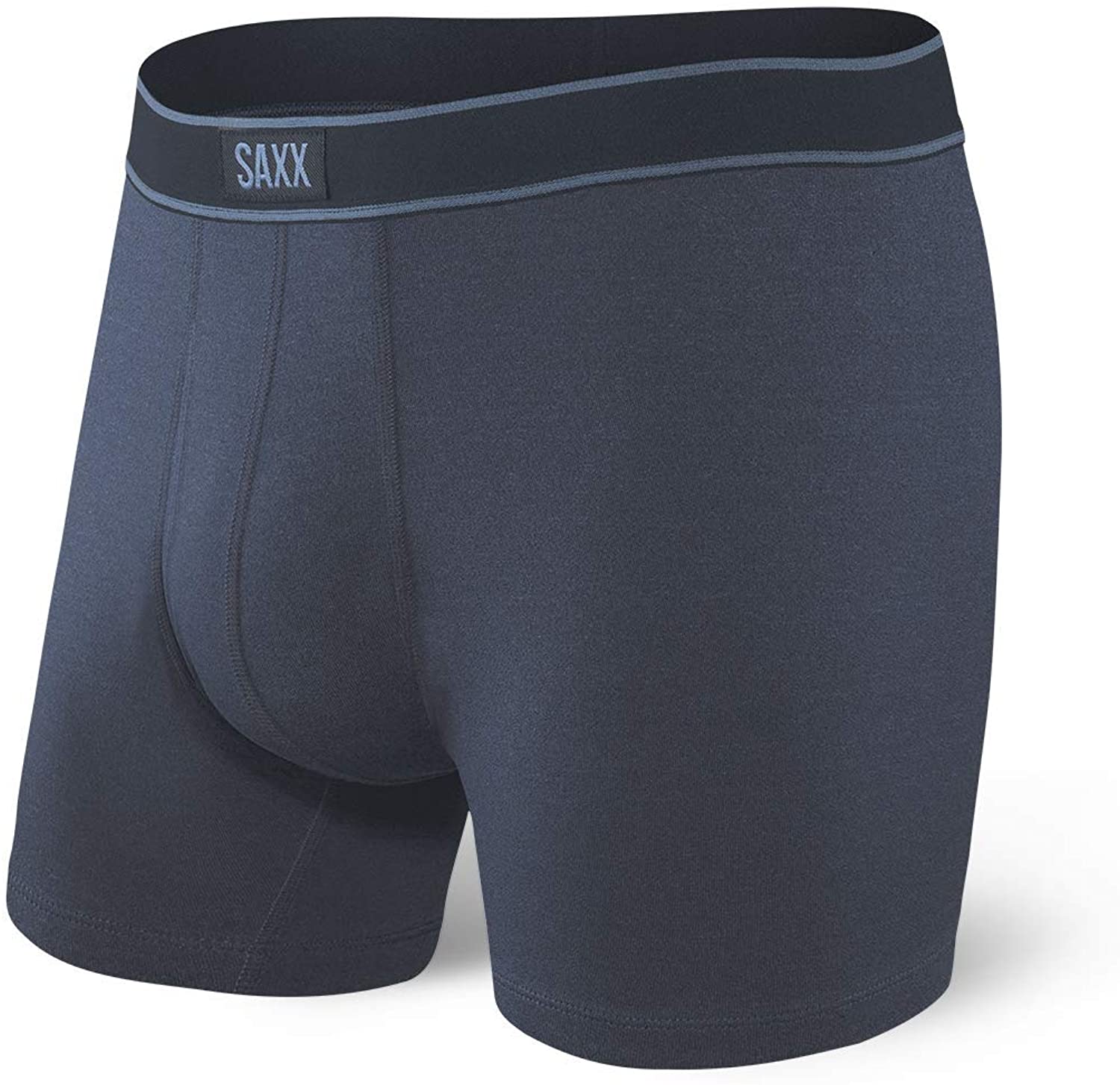 Saxx Underwear Men's Boxer Briefs - Daytripper Boxer Briefs, Navy, Size ...