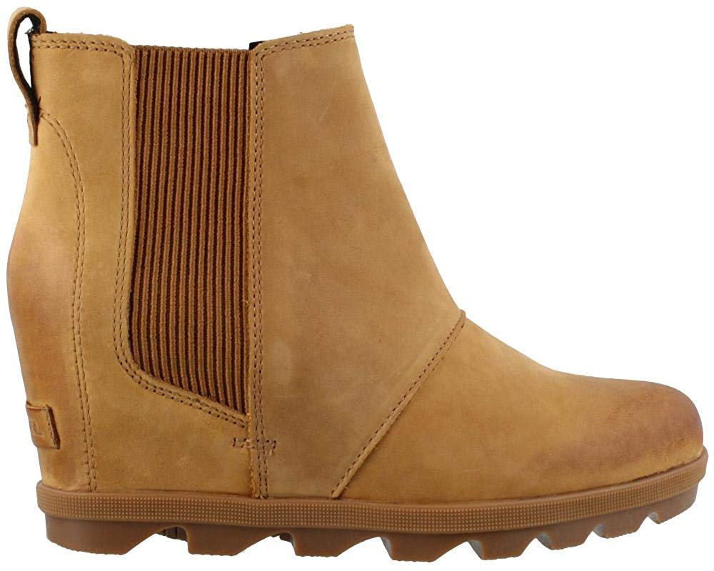 sorel joan of arctic wedge brown