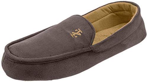 izod men's two tone moccasin slipper