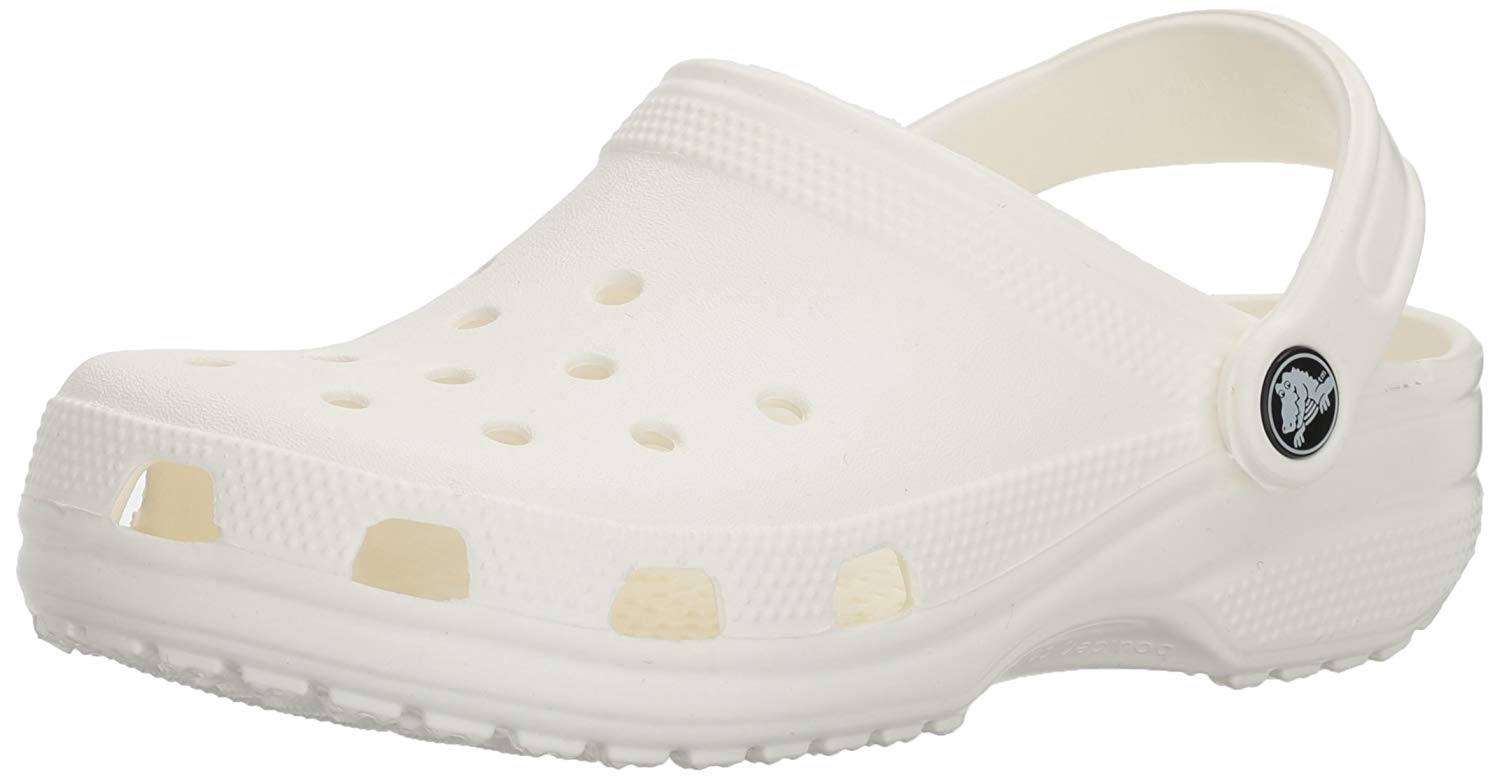 Crocs Womens Pop Band Closed Toe Clogs, White, Size 8.0 CJIf ...