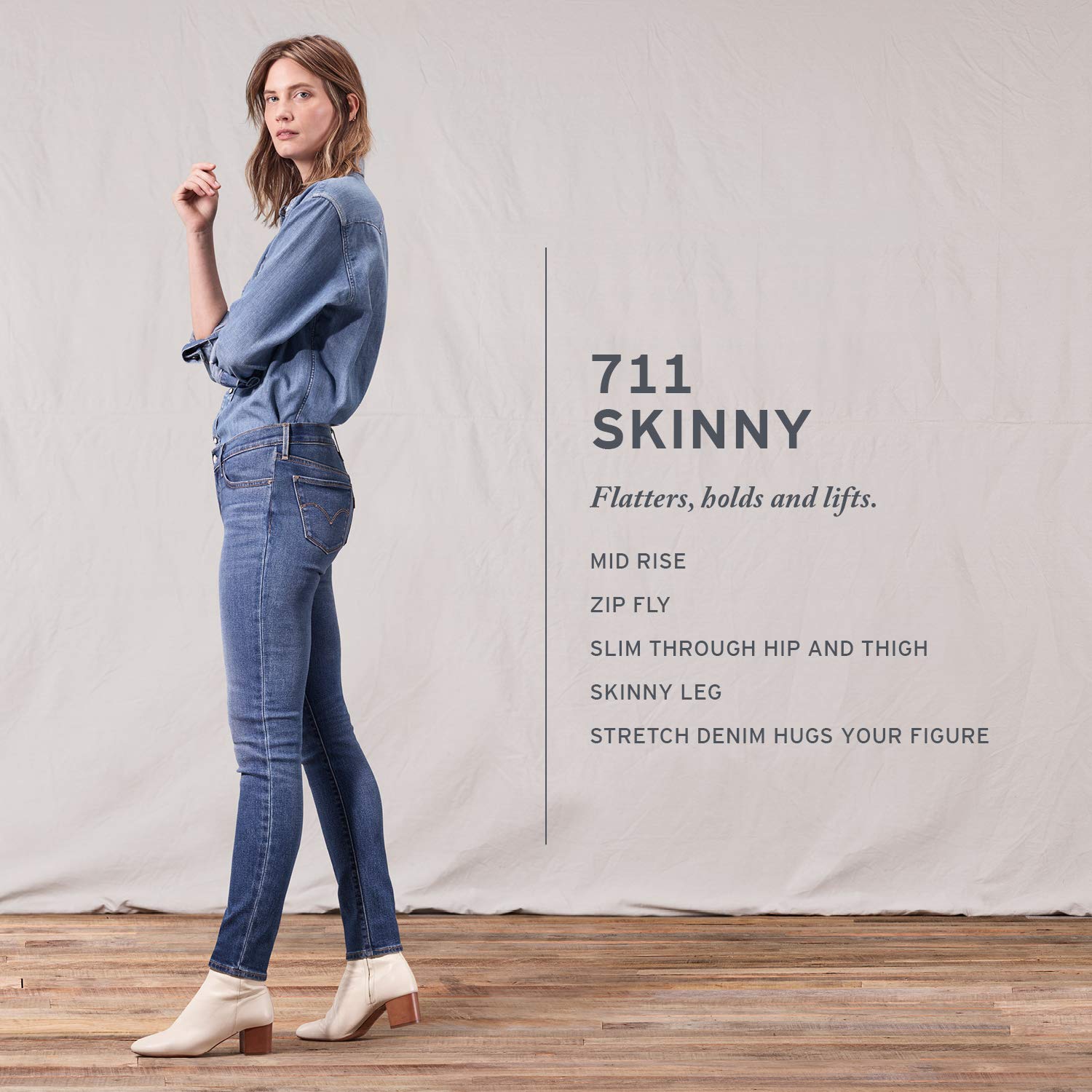 levi's 711 skinny jeans online india