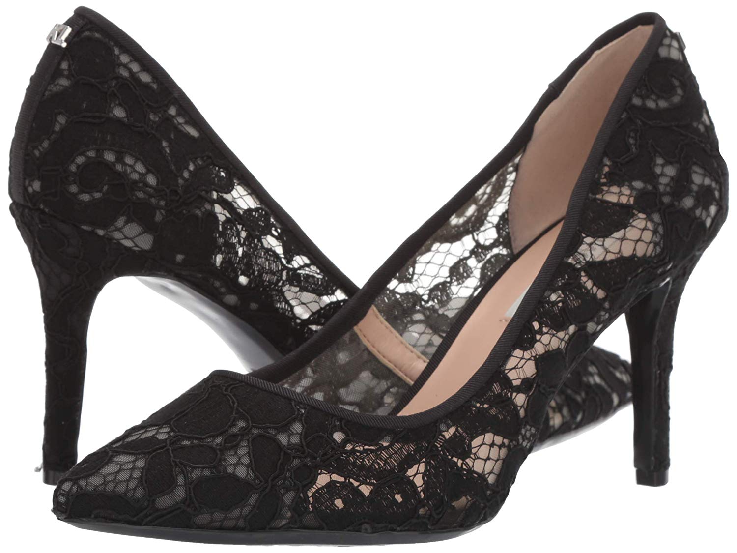 Karl Lagerfeld Paris Women's Royale Pump, Black Fabric, Size 7.0 Gcbc