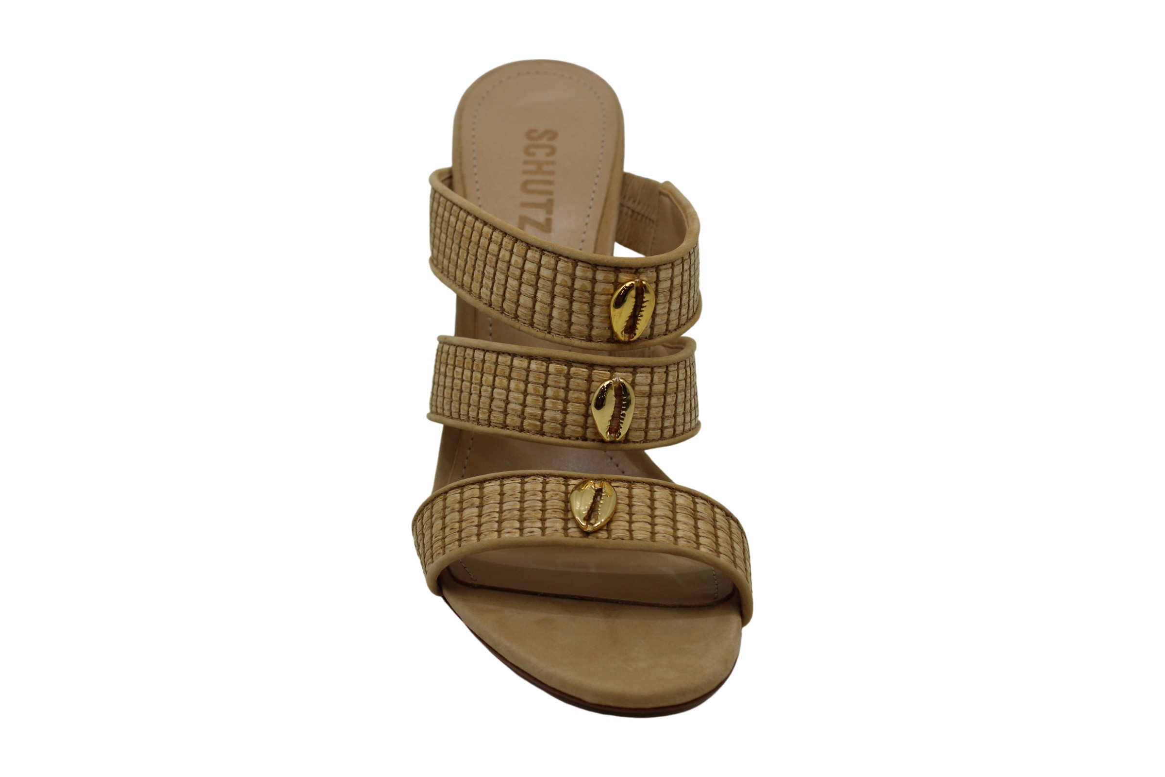 schutz beige sandals