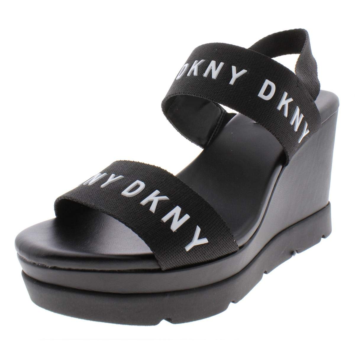DKNY Womens Cati Faux Leather Slingback Casual Shoes, Black, Size 9.0 ...