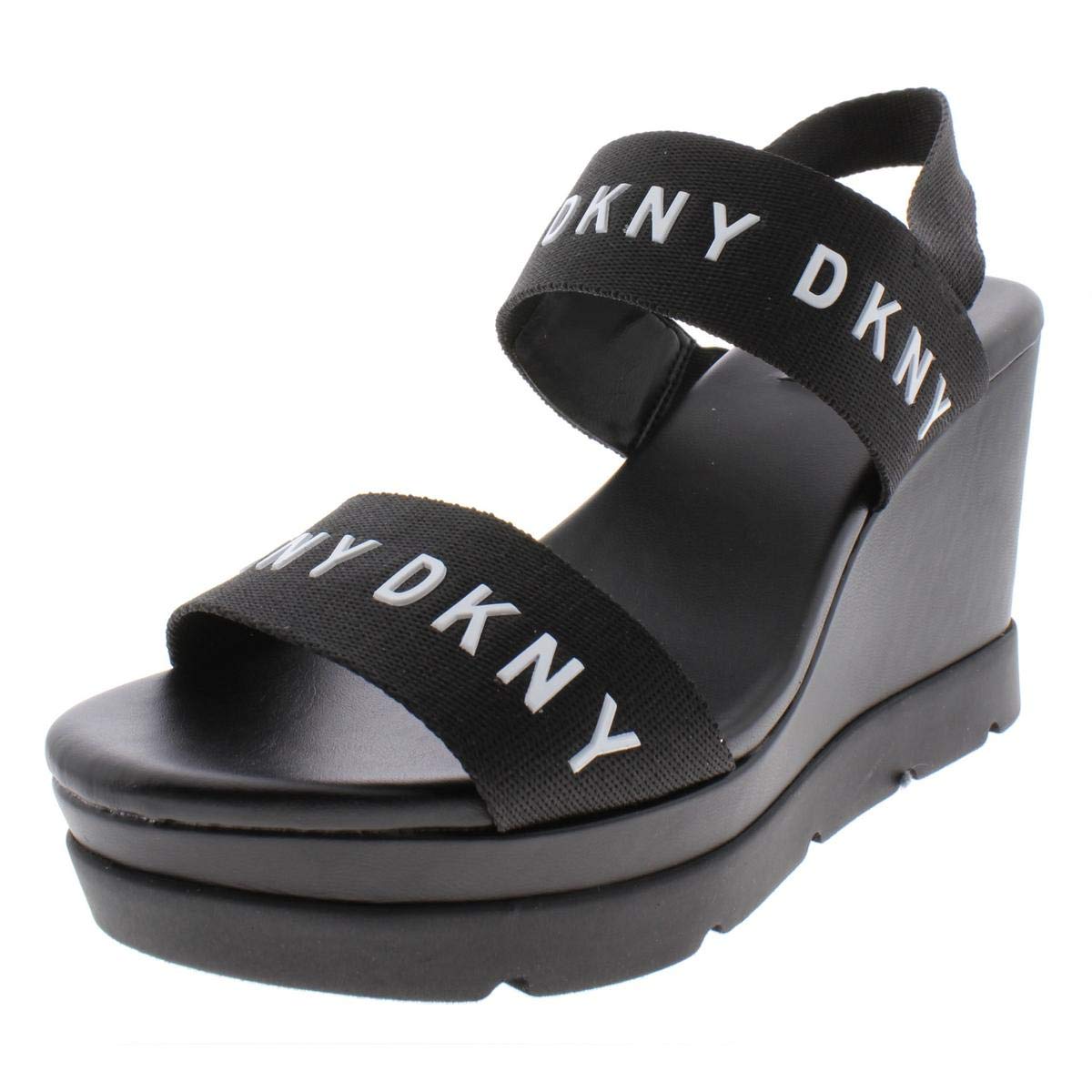 DKNY Womens Cati Faux Leather Slingback Casual Shoes