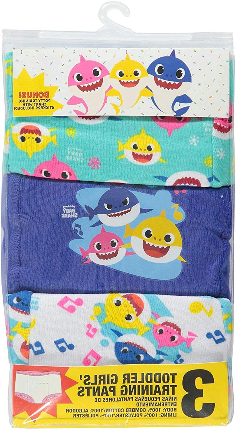Baby Shark Girls� Toddler 7pk, 3pk Potty, 3pk Potty