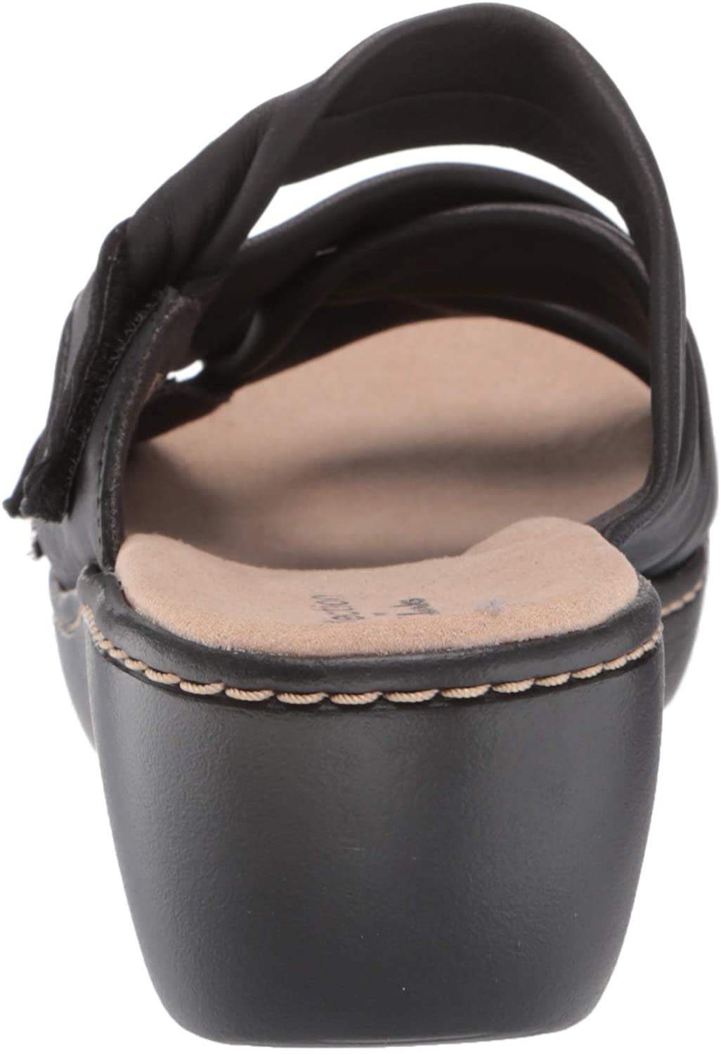 Clarks Women's Delana Jazz Sandal, Black Leather, Size 12.0 vcRO | eBay