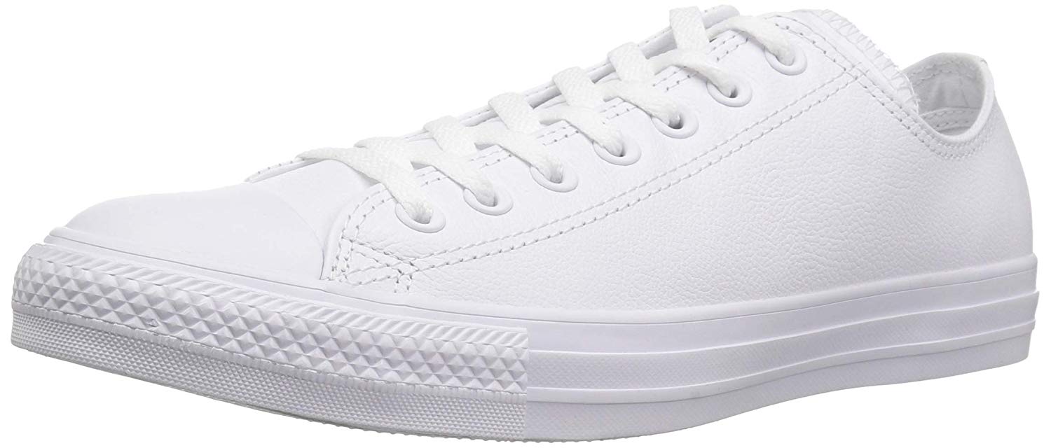 Details about Converse Womens all star leather ox Leather Low Top Lace Up, White, Size 7.5 yDe Details about Converse Womens all star leather ox Leather Low Top Lace Up, White, Size 7.5 yDe