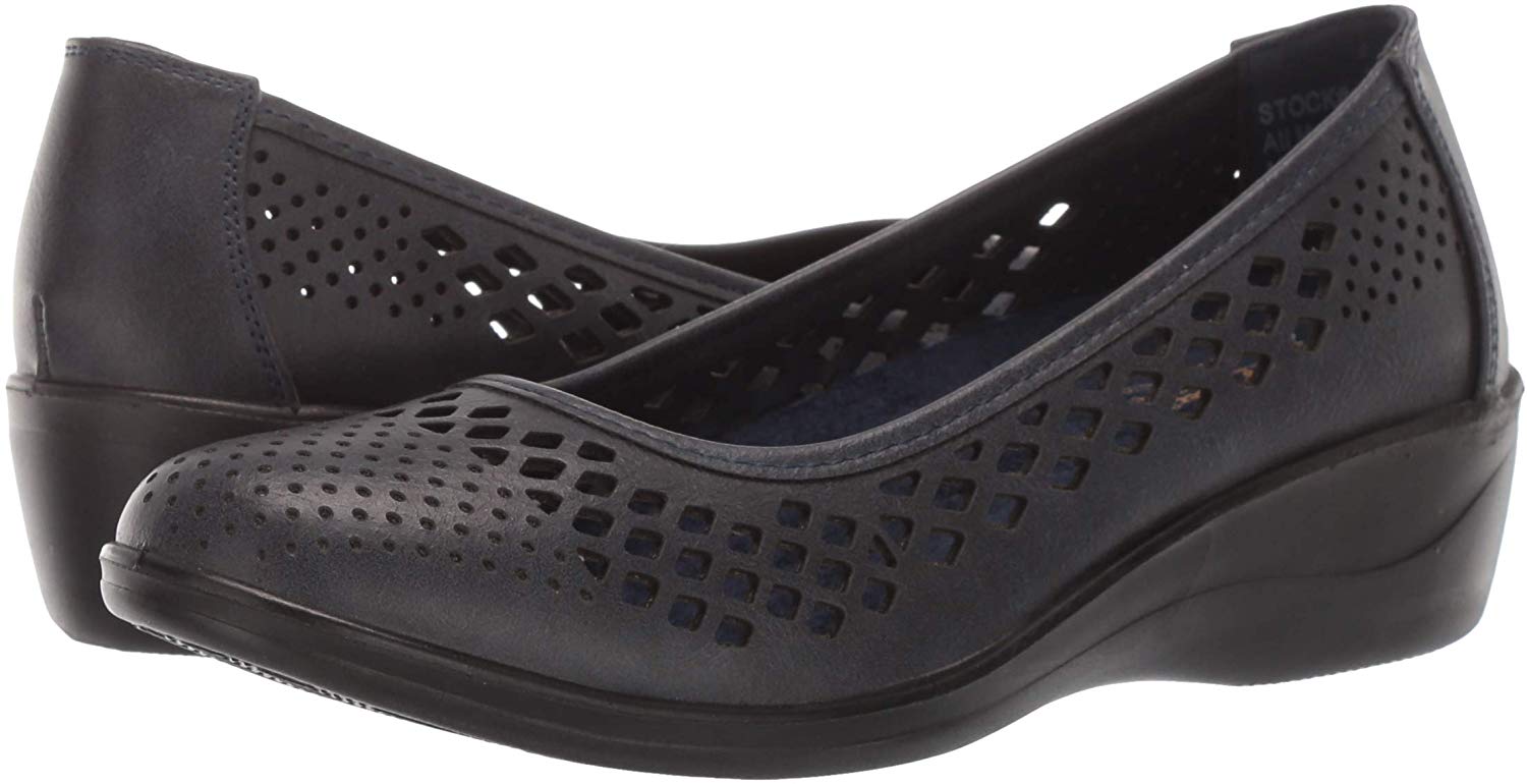 navy ballet pumps wide fit