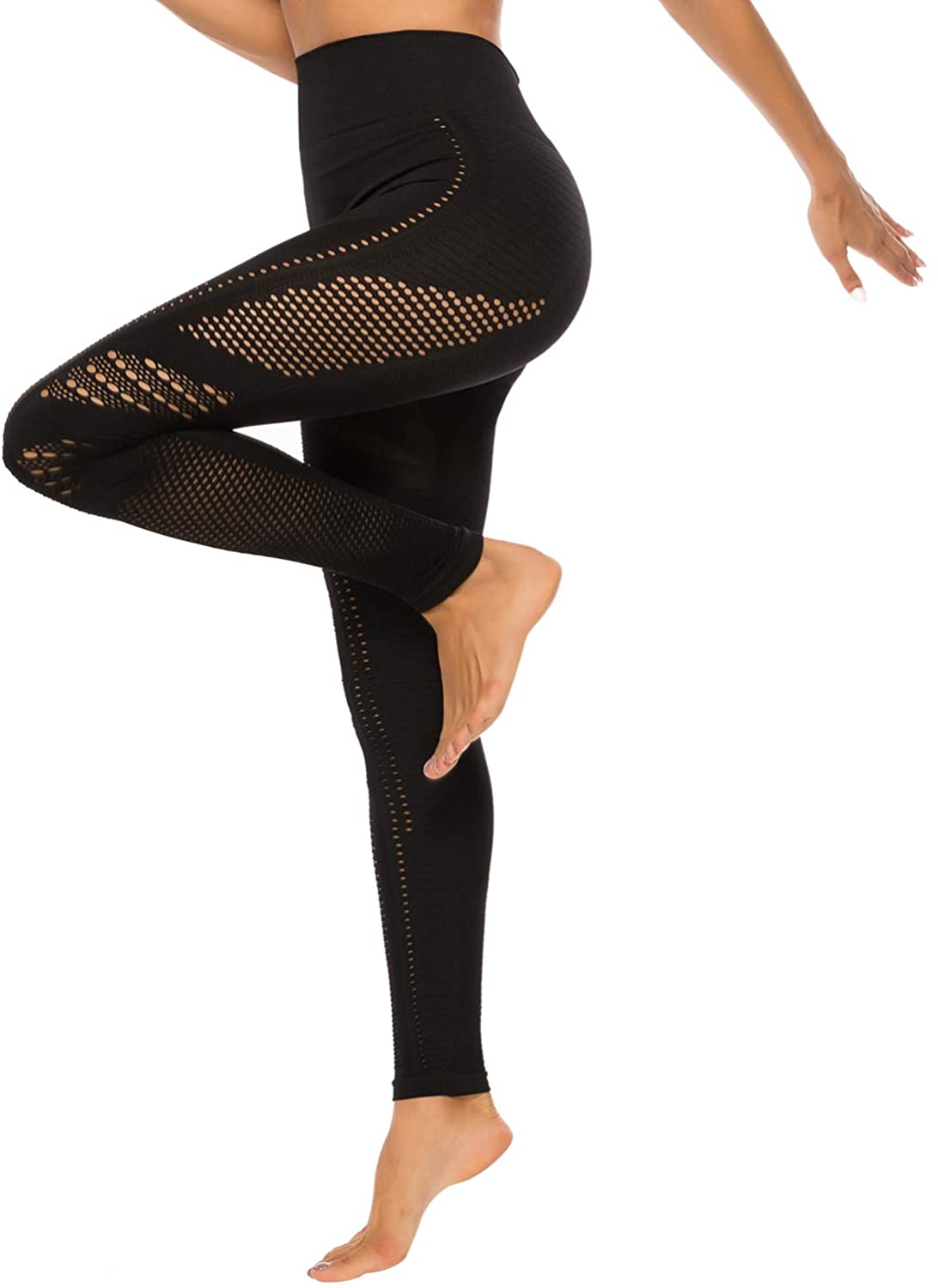 FITTOO Womens High Waist Yoga Pants Tummy Control