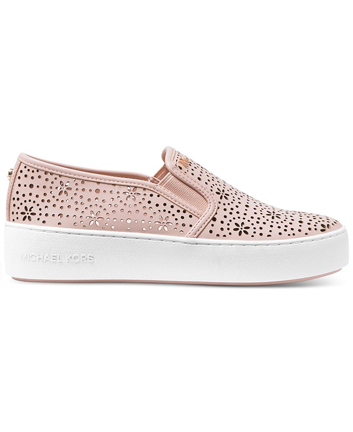 Michael Michael Kors Womens Trent Leather Low Top Slip On, Soft Pink ...