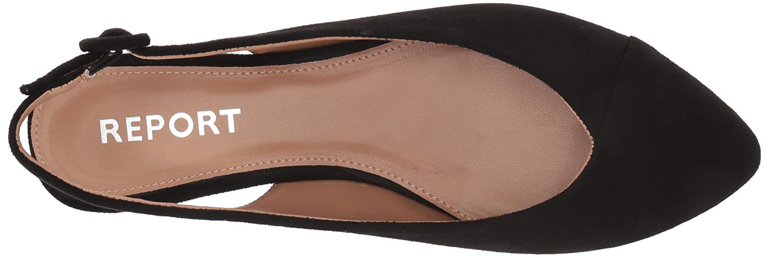 report pointed toe flats
