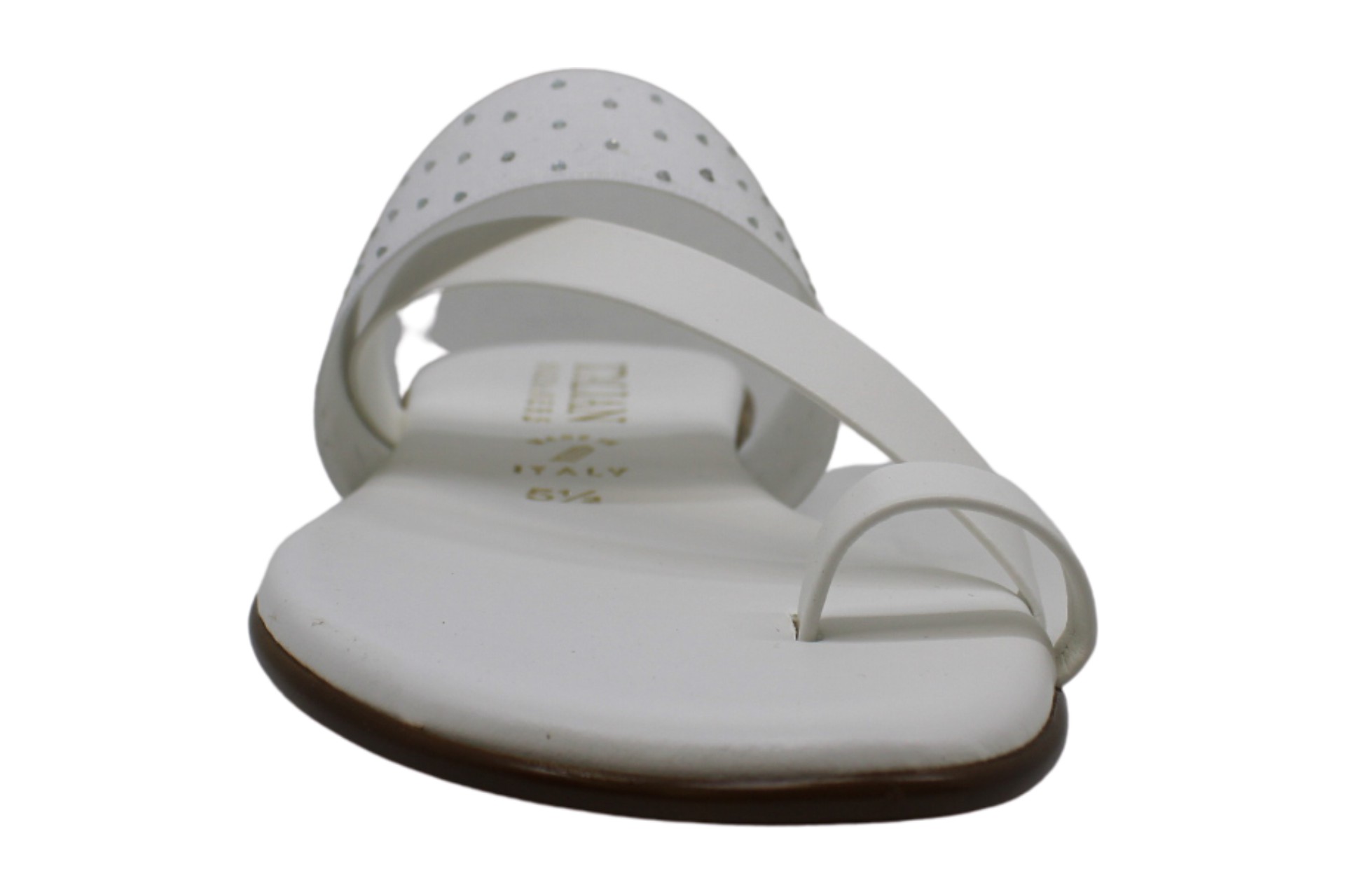 ITALIAN Shoemakers Womens lena Open Toe Casual Slide Sandals, White, Size 6.0 | eBay