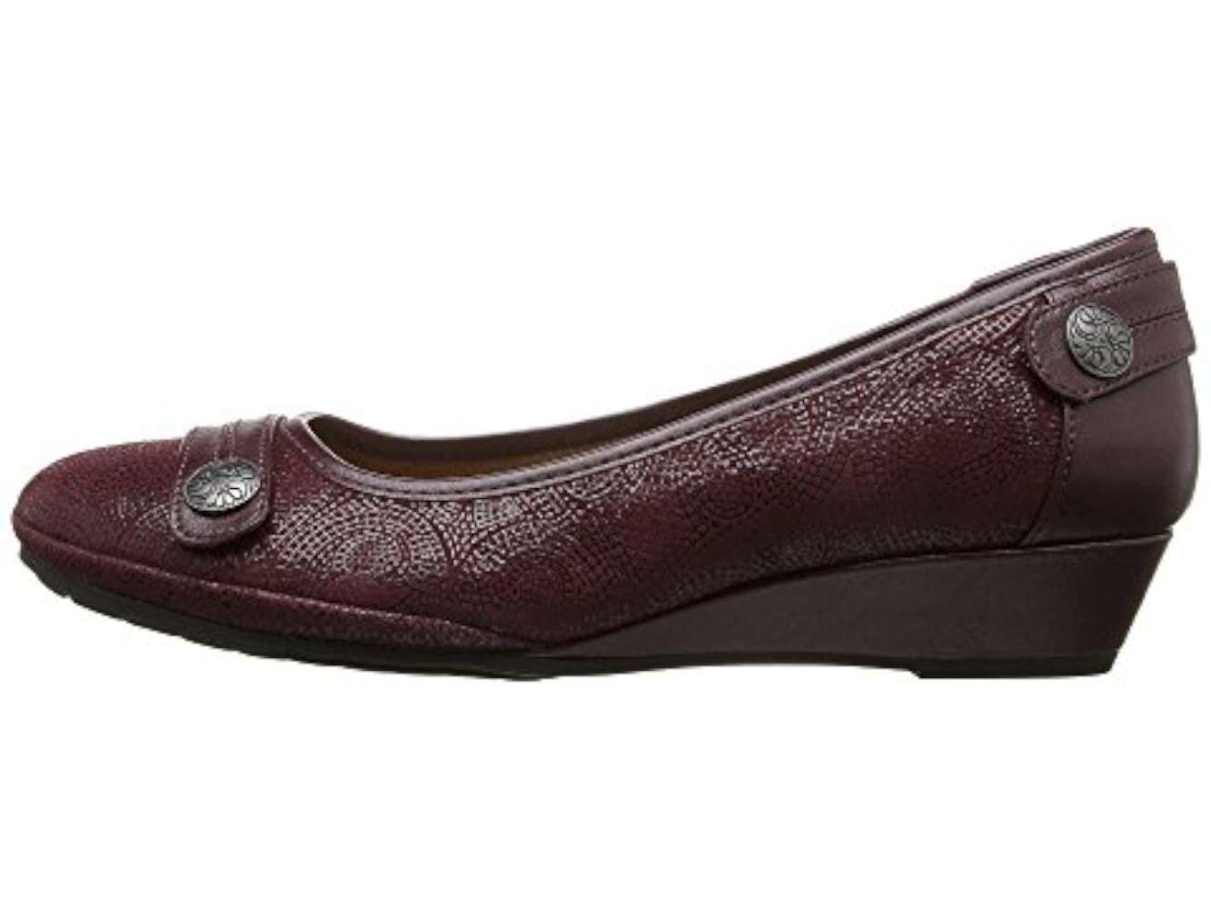 Comfortiva Womens Anne Leather Closed Toe Wedge Pumps navy Size 6.0 Comfortiva Womens Anne Leather Closed Toe Wedge Pumps navy Size 6.0