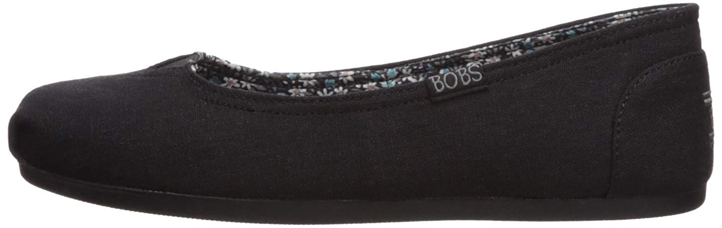 bobs ballet flats black