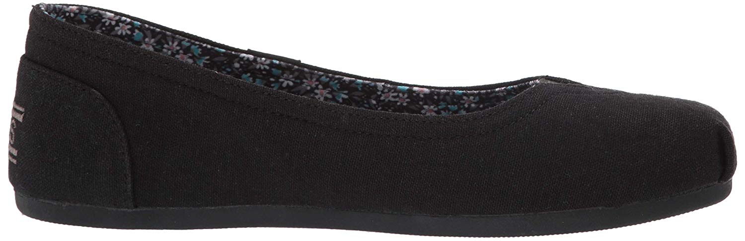 bobs ballet flats black